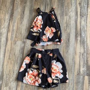 Floral two piece set